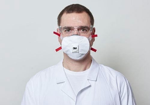 Maschera respiratoria 3M Premium 8835+, livello di protezione FFP3D, PU: 5 pezzi, 149-215