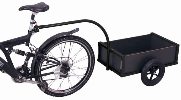 Rimorchio per bicicletta leggero VARIOfit, dimensioni esterne: 1.595 x 625 x 765 mm (LxPxA), set di ruote: pneumatici, zu-1180/AG