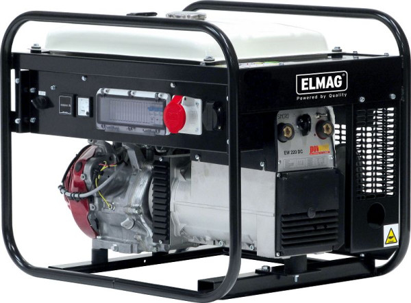 Generatore di corrente per saldatura ELMAG SEB 200X/25, con motore HONDA GX390, 53127
