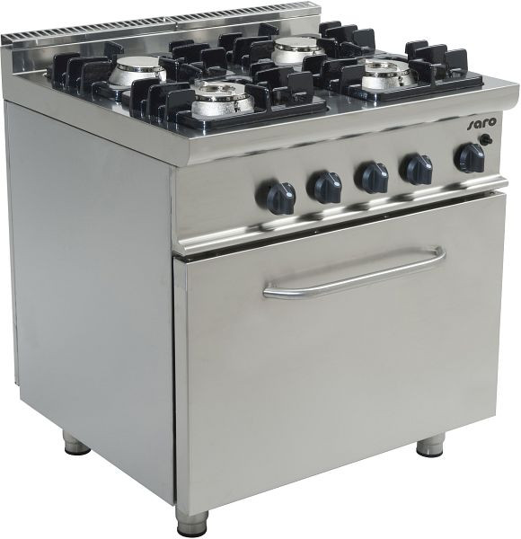 Cucina a gas Saro con forno a gas modello E7/KUPG4LO, 423-1030