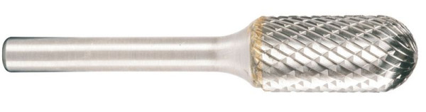 Fresa Projahn in carburo di tungsteno forma C rotonda / rullo cilindrico d1 19,0 mm, diametro gambo 6,0 mm, 700366190