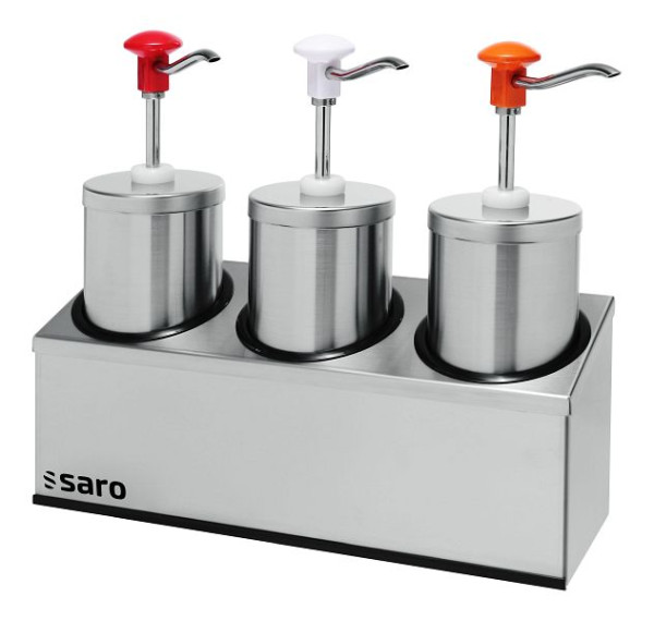 Distributore di salsa Saro PD-006 3 x 2,25 litri, 421-1017