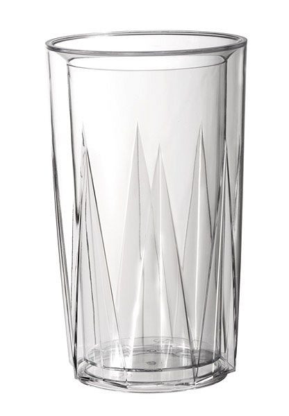Raffreddatore per bottiglie APS -CRYSTAL-, Ø 13,5 / 10,5 cm, altezza: 23 cm, SAN, cristallino, a doppia parete, 36062