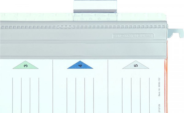 Linguetta Eichner con strisce di siglatura, trasparente, UI: 10 pezzi, 9209-00179