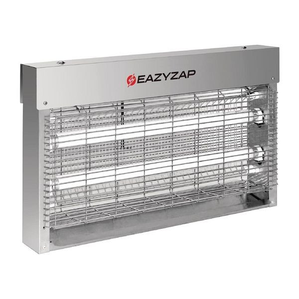 Eazyzap Fly Killer LED in acciaio inossidabile spazzolato 14W, FP984