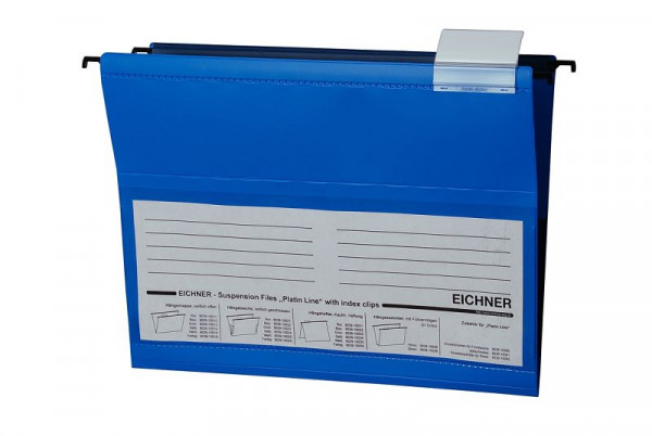 Borsa da appendere Eichner Platin Line in PVC, blu, PU: 10 pezzi, 9039-10022