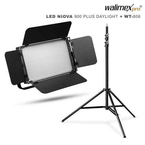 Walimex pro LED Niova 900 Plus Luce diurna + WT-806, 22819
