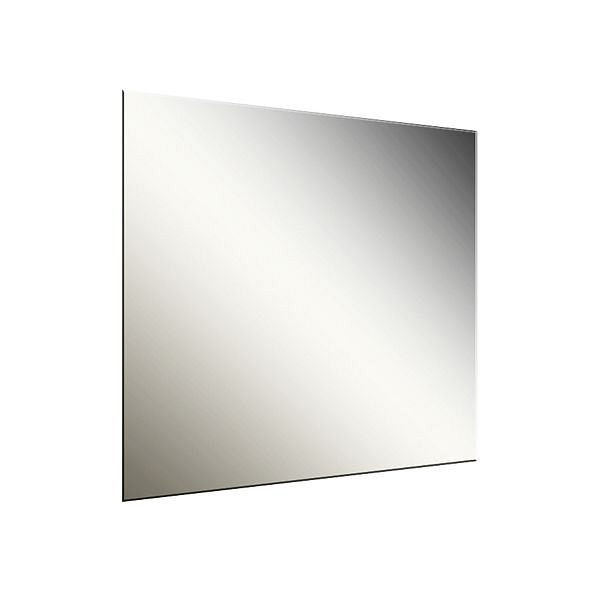 Specchio da parete Air Wolf, serie Kappa, A x L x P: 389 x 389 x 9 mm, acciaio inossidabile lucidato, 60-880