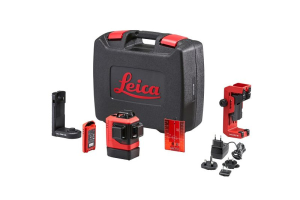 Laser lineare Leica Lino L6R-1 autolivellante 3x360° rosso, batteria agli ioni di litio, 912969