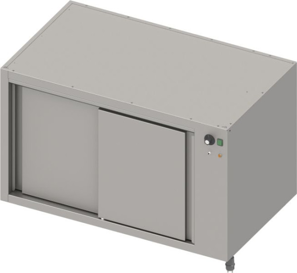 Stalgast armadio base riscaldato passante in acciaio inox versione 2.0 con ante scorrevoli, costruzione base 1500x640x660 mm, BX15681F