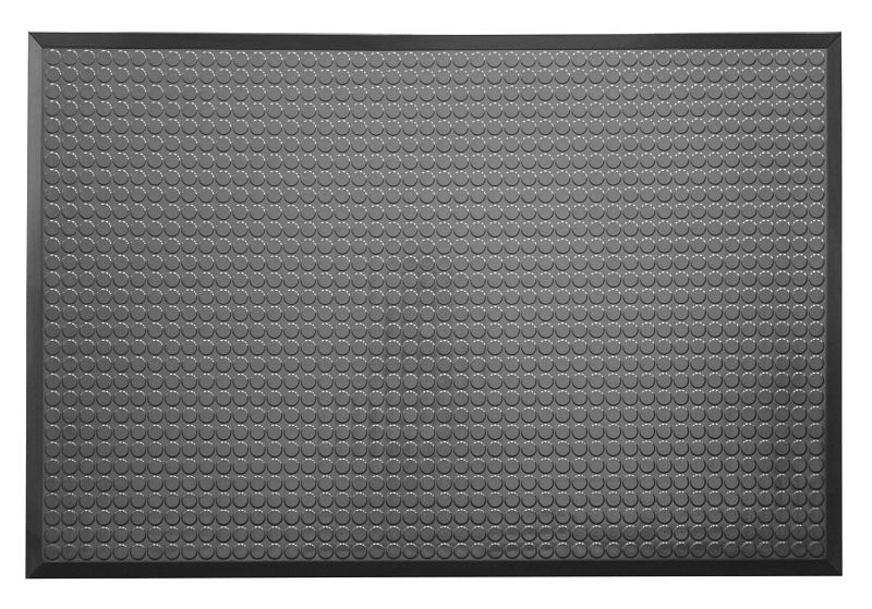 Ergomat Infinity Smooth grigio scuro camera bianca + tappetino antifatica, lunghezza 210 cm, larghezza 90 cm, INS90210-STL