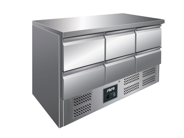Tavolo refrigerante Saro con cassetti modello VIVIA S 903 S/S TOP - 6 x 1/2 GN, 323-10041