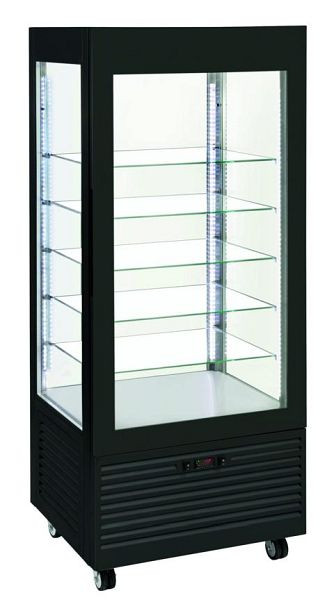 Vetrina refrigerata e surgelata ROLLER GRILL Panorama RDB 800, con 5 ripiani in vetro 665x455 mm, RDB800
