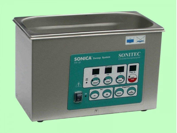 Bagno compatto ad ultrasuoni SONITEC 4,5 litri, temperatura di controllo: fino a 70 ° C, 2400EP