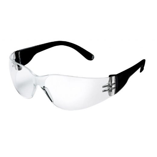 Occhiali di sicurezza ELMAG cristallini, PC 2mm antigraffio e antiappannamento, 57371