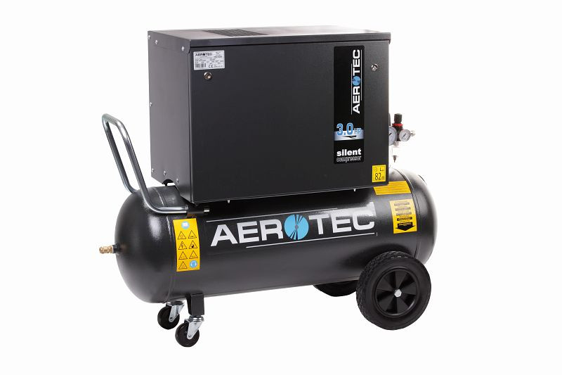 Compressore a pistoni per aria compressa AEROTEC Super SILENT 90, cinghia trapezoidale, 2009589