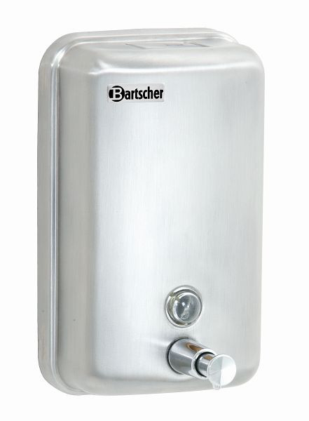 Dispenser di sapone Bartscher, montaggio a parete, acciaio al cromo-nichel, 1 l, 850007