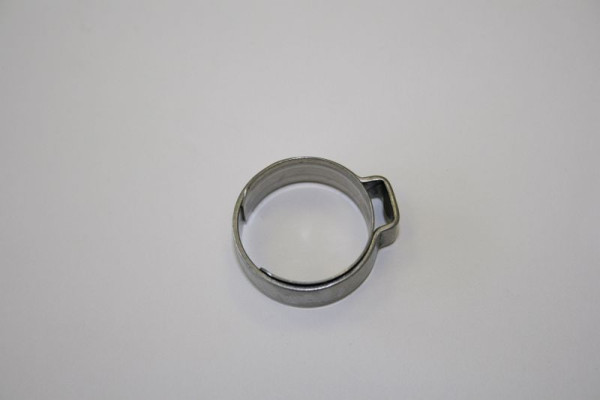OETIKER Morsetto a 1 orecchio con anello di inserimento, 9,5 mm (acciaio inossidabile), 42159