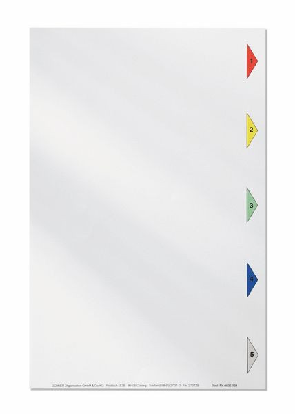 Foglio di copertina dell'indice Eichner, design: neutro-vuoto, PU: 10 pezzi, 9036-00134