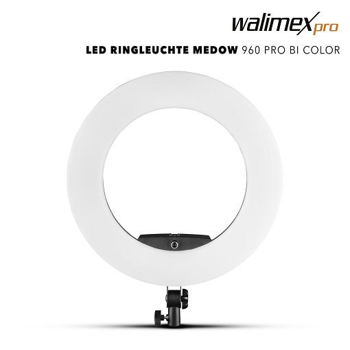 Walimex pro LED ad anello luminoso 960 Medow Pro Bi Color, 22043