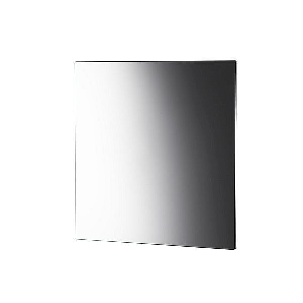 Specchio da parete Air Wolf, serie Kappa, A x L x P: 589 x 589 x 9 mm, acciaio inossidabile lucidato, 60-884