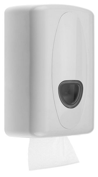 Dispenser di carta igienica All Care PlastiQline 2020 singolo foglio di plastica bianco, 3230