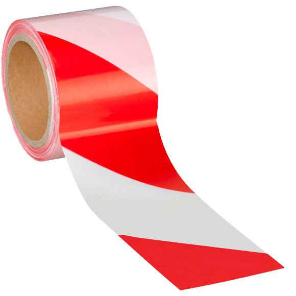 Nastro barriera Karl Dahm rosso-bianco, 500 m, extra resistente agli strappi, 10980