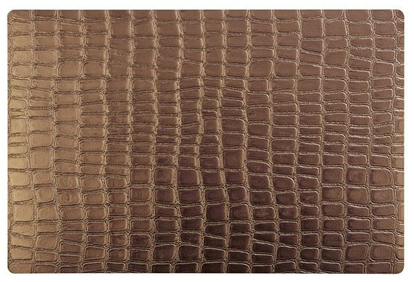 Tovaglietta APS - rame -CROCO-, 45 x 30 cm, plastica (EVA), fondo antiscivolo, confezione da 6, 60536