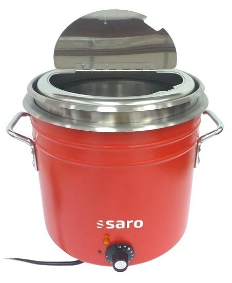 Zuppiera Saro Retro rossa, 175-2200