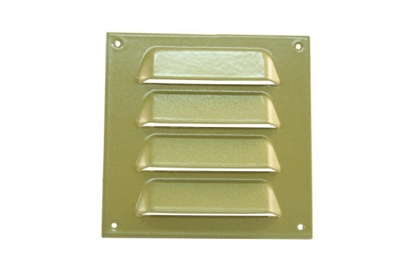 Griglia di ventilazione Marley in alluminio 70x70mm quadrata in metallo color oro, 065786