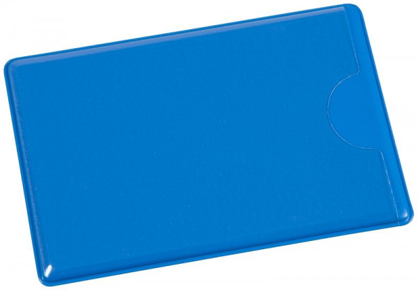 Custodia per carte di credito Eichner in lamina di PVC, blu, PU: 10 pezzi, 9707-00048