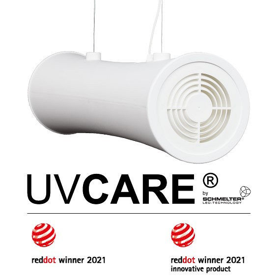 Dispositivo di disinfezione UVCARE maxi bianco, UVCARE-maxi 235m³ W