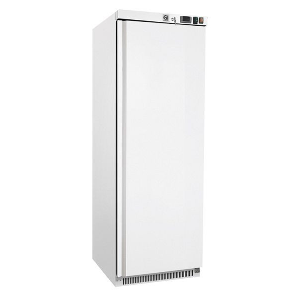 Congelatore Gastro-Inox in acciaio bianco 400 litri, raffreddamento statico, capacità netta 360 litri, 201.105