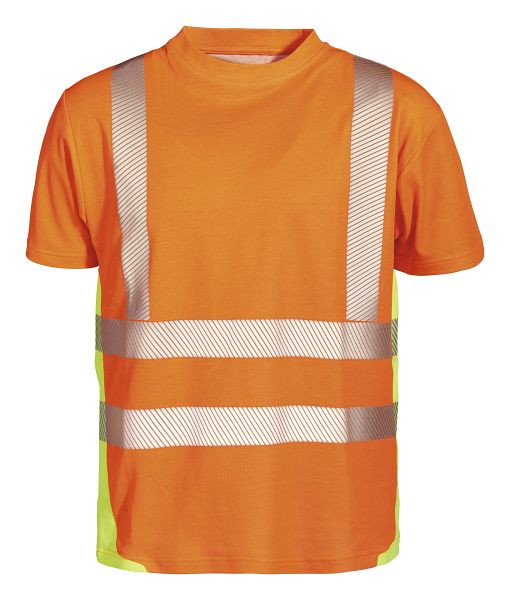 PKA Warning Protection T-shirt tessuto misto, 160 g/m², arancione/giallo, taglia: L, confezione: 5 pezzi, WATM-OGE-004
