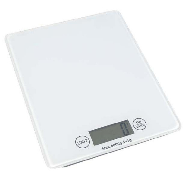 Bilancia da cucina digitale Saro con piatto in vetro 5 kg 4745BO, 484-1080