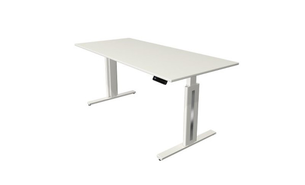 Kerkmann tavolo sit/stand Move 3 fresh, L 2000 x P 1000 mm, regolabile elettricamente in altezza da 720-1200 mm, bianco, 10184810