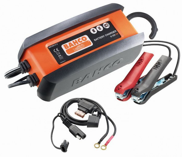 Bahco Bahco Caricabatterie Caricatore Mantenimento 2 Ah 6V & 12V Batteria Auto 