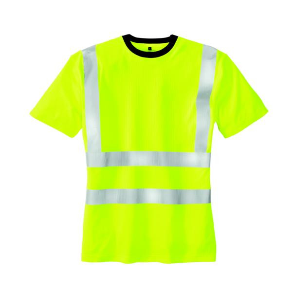 T-shirt teXXor alta visibilità HOOGE, taglia: L, colore: giallo brillante, confezione da 20, 7008-L