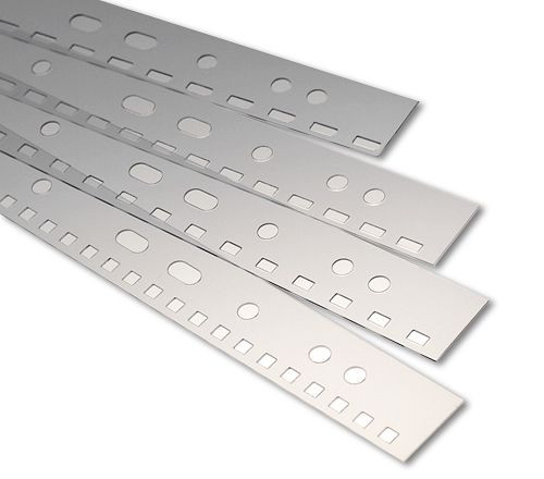 Listelli RENZ in legatura di plastica della divisione EUROP, per DIN A5, 3 x 7 mm, spessore 0,3 mm, trasparente trasparente, PU: 100 pezzi, 2203075