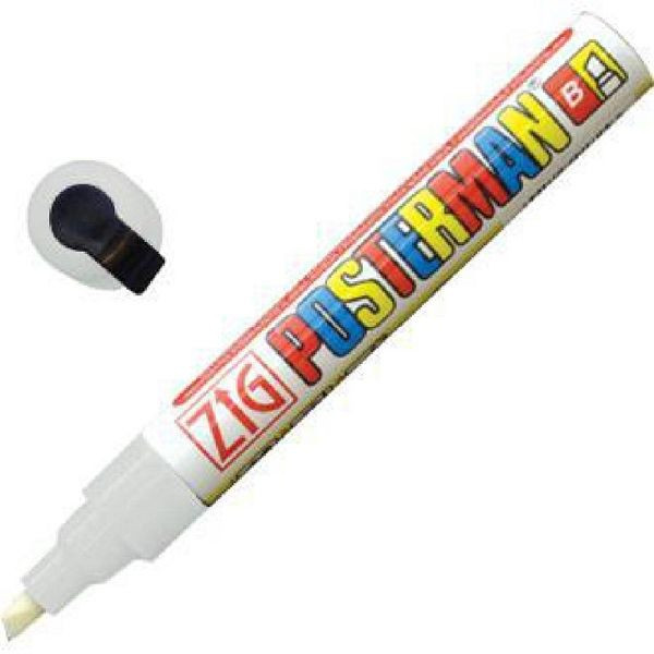 Securit Zig Posterman penna gesso resistente alle intemperie 6mm bianco, Y985