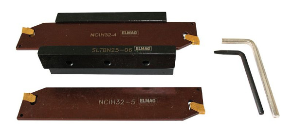 Assortimento di strumenti per piercing ELMAG 25mm, 21 pezzi - con strisce per piercing NCIH32 2x3mm, 2x4mm, 2x5mm, 89350