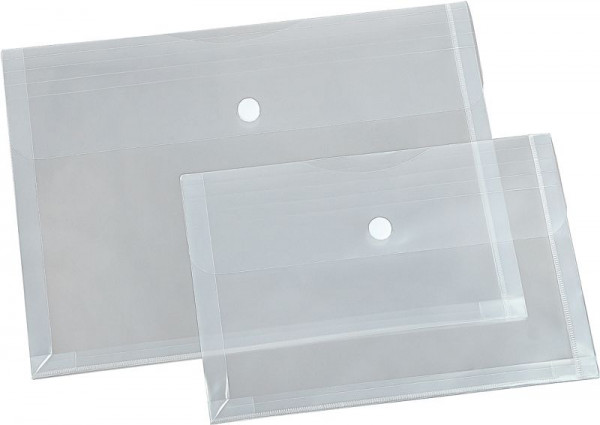 Tasca trasparente Eichner con piega ad espansione, formato: DIN A5, UI: 10 pezzi, 9219-00190