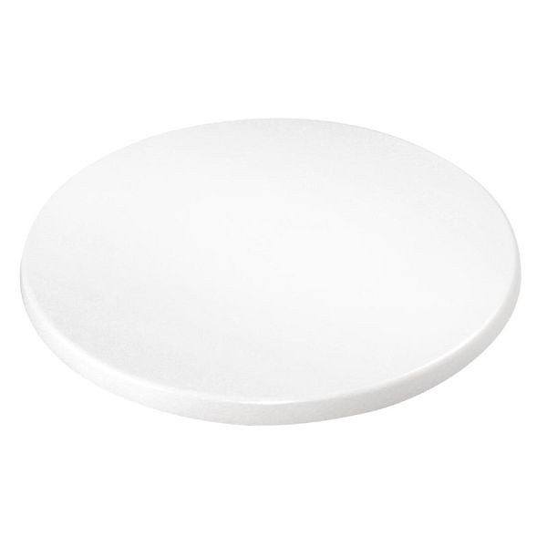 Tavolo rotondo Bolero piano bianco 80cm, GL972
