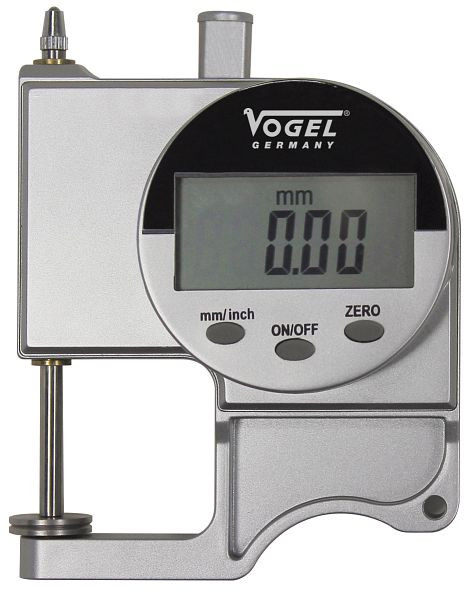 Vogel Germany Misuratore di spessore digitale elettronico, 0 - 25 mm, 240409