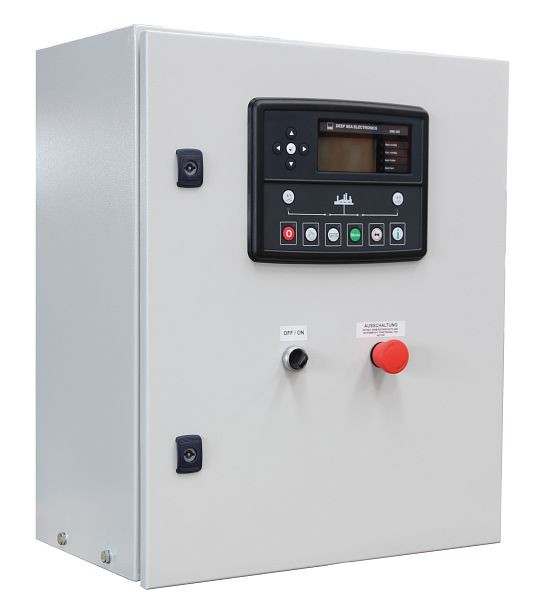 Pannello ATS ELMAG DSE 335 fino a 40 kVA = 60 A, rilevamento automatico interruzione di corrente, 53629