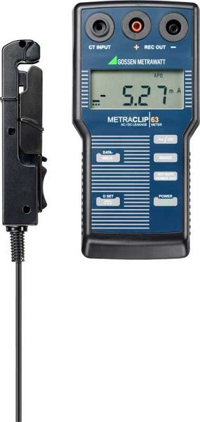 Millamperometro a pinza Gossen Metrawatt per la misurazione delle correnti di dispersione e dei segnali di processo (4-20 mA) METRACLIP 64, M311H