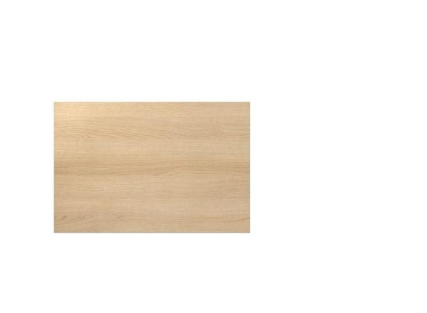 Piano tavolo Hammerbacher 120x80cm con sistema di foratura rovere, forma rettangolare, VKP12/E