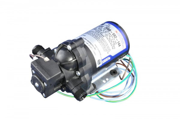 Pompa a membrana SHURFLO 230V, portata massima circa 9,5 l/min, pressione massima circa 3,4 bar, 024.935