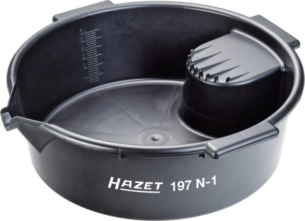 Vaschetta multiuso Hazet, per cambio olio/filtro olio e pulizia parti Scala interna: litri, US gal / UK gal, 197N-1