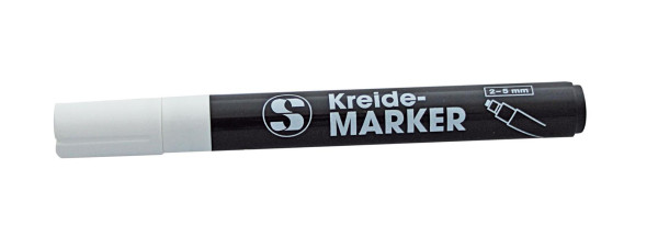 Penna a gesso Schneider 5 mm, colore bianco - spessore scrittura: 2-5 mm, 198900